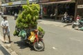 Ho Chi Minh - life on motorbike Royalty Free Stock Photo
