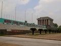 Ho Chi Minh Mausoleum, Hanoi, Vietnam. Vietnamese text: