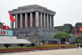 Ho Chi Minh Tomb mausoleum in Hanoi, Vietnam