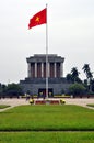 Ho Chi Minh Tomb mausoleum in Hanoi, Vietnam