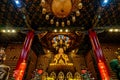 Interior of Thousand Buddha Temple or Chua Van Phat pagoda in District 5, Ho Chi Minh City, Vietnam