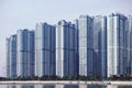 HO CHI MINH / VIETNAM, 29 OCTOBER 2017 - HIGH BUILDINGS IN A NEW PROJECT OF CENTRAL PARK IN SAIGON, HO CHI MINH CITY, VIETNAM Royalty Free Stock Photo