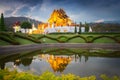 Ho Kham Luang at Royal Flora Expo, traditional thai architecture Royalty Free Stock Photo