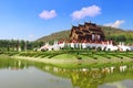 Ho Kham Luang at Royal Flora Expo, traditional thai architecture Royalty Free Stock Photo