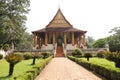 Ho Phrakeo Museum, Vientiane in early November Royalty Free Stock Photo