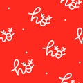 Ho ho ho seamless pattern