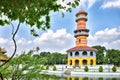 HO (Tower) WITHUN THASANA (The sages lookout) in Thailand Royalty Free Stock Photo
