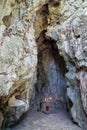 Hoa Nghiem Cave with altar, Marble mountains, Vietnam Royalty Free Stock Photo