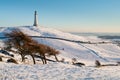 Hoad Hill in winter Royalty Free Stock Photo