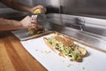 Hoagie Open Faced Submarine Sandwich