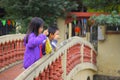 Hoan Kiem Lake Hanoi, Vietnam Royalty Free Stock Photo