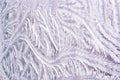 Hoar-frost on window Royalty Free Stock Photo