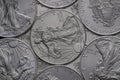 Hoard of United States (US) Silver Eagle Coins