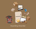 Hoarding disorder for people who excessively save items that others may view as worthless