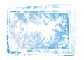 Hoarfrost grunge background Royalty Free Stock Photo