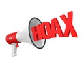 Hoax / Fake News Concept Isolated Royalty Free Stock Photo