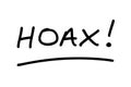 HOAX Royalty Free Stock Photo