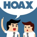 Hoax icon Royalty Free Stock Photo