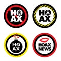 Hoax icon Royalty Free Stock Photo