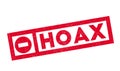 Hoax rubber stamp