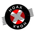 Hoax rubber stamp