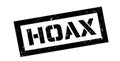 Hoax rubber stamp