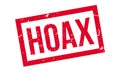 Hoax rubber stamp