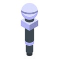 Hoax speaker microphone icon, isometric style Royalty Free Stock Photo