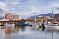 Hobart city, Tasmania Royalty Free Stock Photo