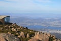 Hobart from Mount Wellington, Tasmania Royalty Free Stock Photo