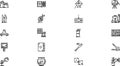 Hobbies free time icons High-Quality Vector Icons Collection with Editable Stroke. Ideal for Professional and Creative Royalty Free Stock Photo