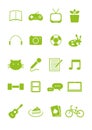 Hobbies icon set