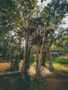 Hobbit house in the forest of Chiang Mai, Thailand