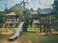 Hobbit house in the forest of Chiang Mai, Thailand