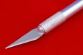 Hobby Knife Blade Closeup Royalty Free Stock Photo