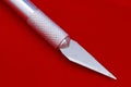 Hobby Knife Blade Closeup Royalty Free Stock Photo