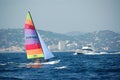 Hobie cat sailing Royalty Free Stock Photo