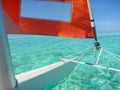 Hobie Cat Sailing Royalty Free Stock Photo