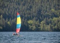 Hobie cat sailing Royalty Free Stock Photo