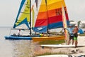 Hobie Cats on Florida`s Gulf Coast