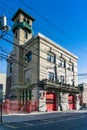 Three Quarter View of the Hoboken Fire Department Headquarters Royalty Free Stock Photo