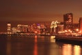 Hoboken in Night Royalty Free Stock Photo