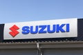 Suzuki logo on a building