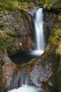 The Hochfall waterfall in Bodenmais, Bavarian Forest, Germany.