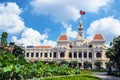 Hochiminh city Peoples Committee building Royalty Free Stock Photo