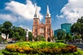 Notre Dame cathedral in Hochiminh city, Vietnam. Royalty Free Stock Photo