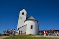 Beautiful old church at Hohe Salve mountain peak Royalty Free Stock Photo