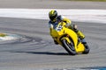 Hockenheim, Germany - June 27, 2020 : Motorcycle race training at Baden-Wurttemberg race Center or Hockenheimring Royalty Free Stock Photo