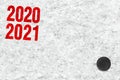 Background image of a fragment of a hockey arena and puck