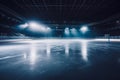 Hockey arena. Generate Ai